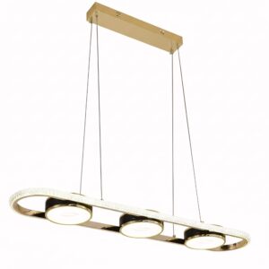 Toolight Závěsné stropní LED osvětlení G135-CP zlaté