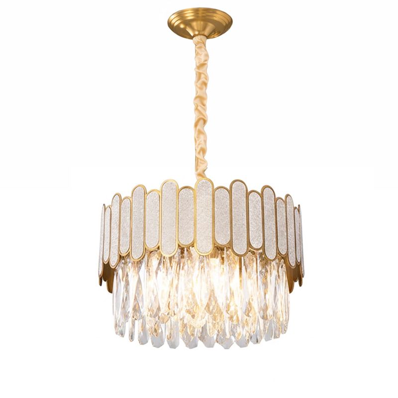 Toolight Závěsné stropní osvětlení APP1746-4CP 40 cm zlaté