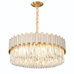 Toolight Závěsné stropní osvětlení APP1747-8CP 60 cm zlaté