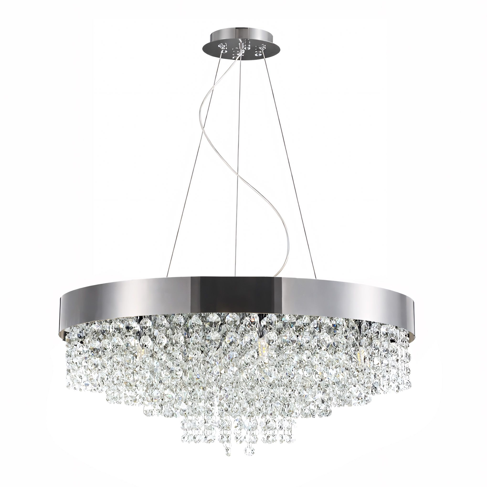 Toolight Závěsné stropní osvětlení APP1786-16CP 60 cm chrom