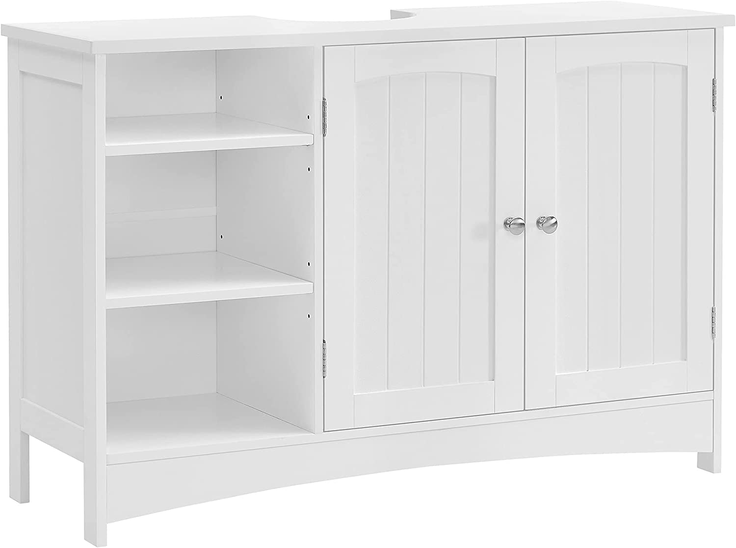 VASAGLE Koupelnová skříňka pod umyvadlo 90x30x60cm bílá - Obrázek 2