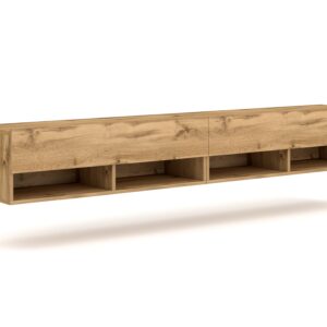 Vivaldi Závěsný TV stolek Derby 280 cm dub Wotan