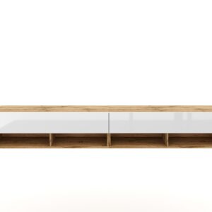Vivaldi Závěsný TV stolek Derby 280 cm dub Wotan/bílý
