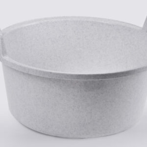 ALFA PLASTIK - Škopek 43x19cm granit bílý 15l