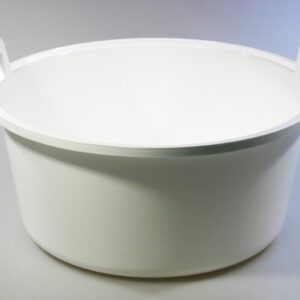ALFA PLASTIK - Škopek 49x25cm ganit bílý 25l