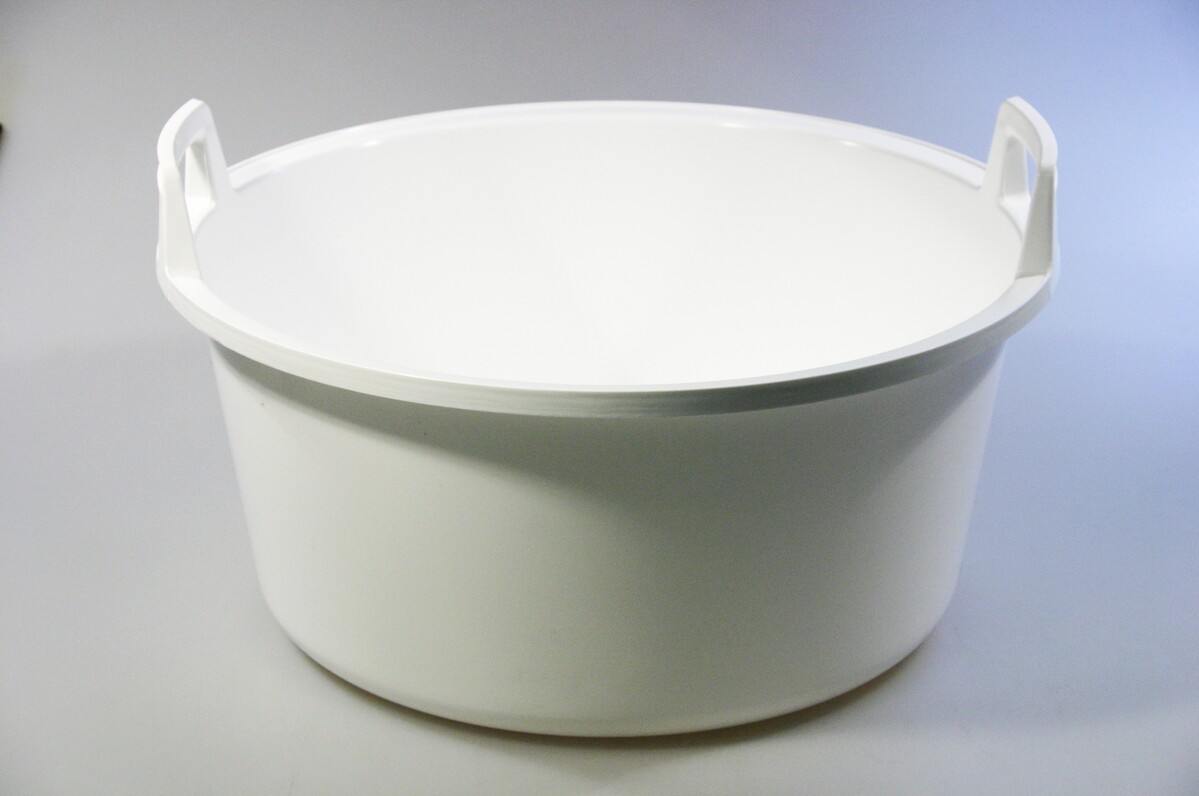 ALFA PLASTIK - Škopek 56x25cm bílý 40 l