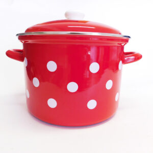 BELIS - Hrnec 24cm 6L a poklice smalt