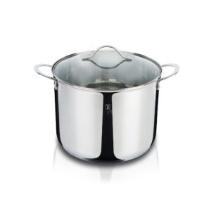 BERLINGER HAUS - Hrnec nerez a skleněná poklice 24cm 7,5l
