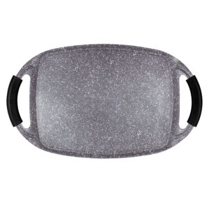 BLAUMANN - Pláto grilovací 47cm Gray Stone Touch