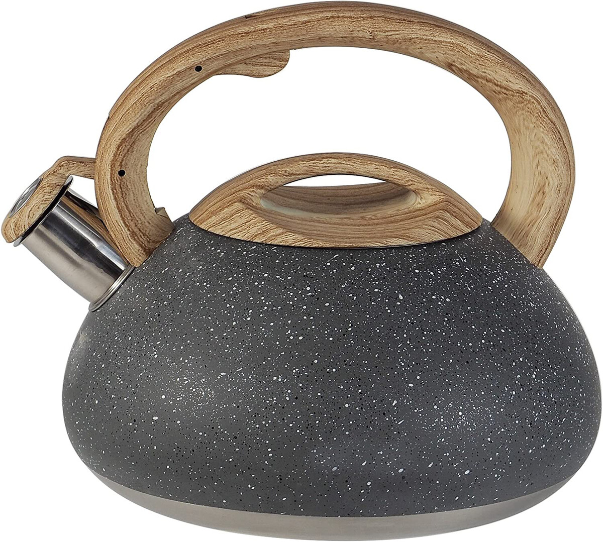PROHOME - Čajník 3l 22x22x20cm dřevo mramor