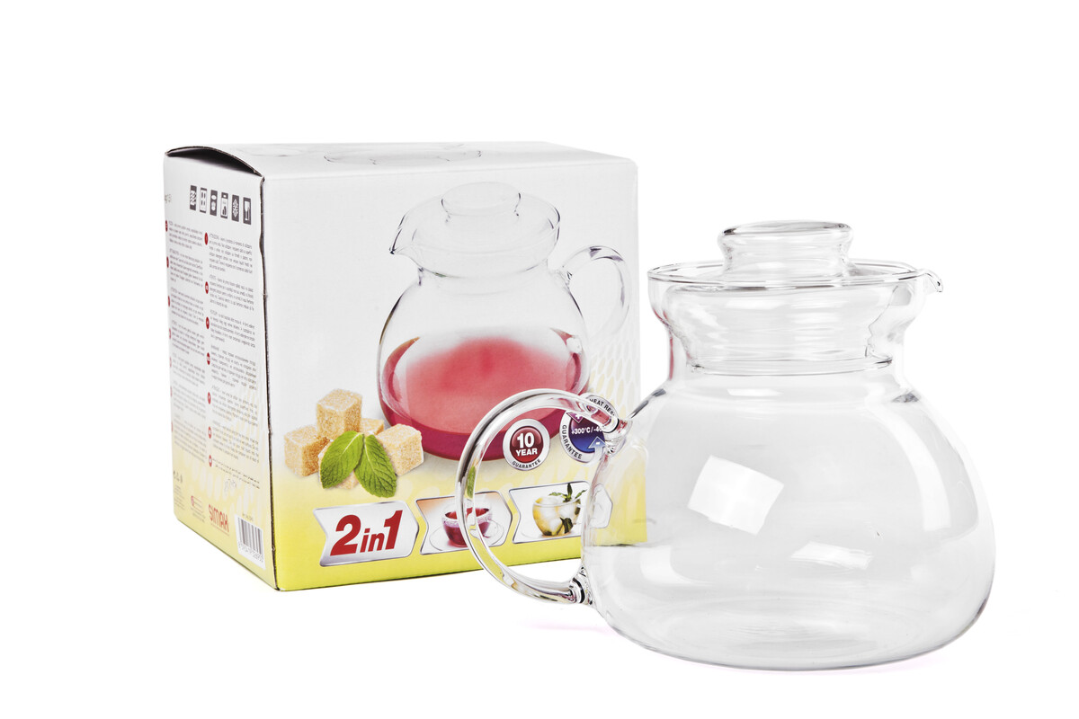PROHOME - Konvice 1,5l MARTA celoskleněná