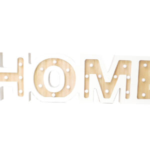 PROHOME - Nápis HOME s LED světlem