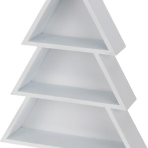PROHOME - Polička stromek dřevo 44cm