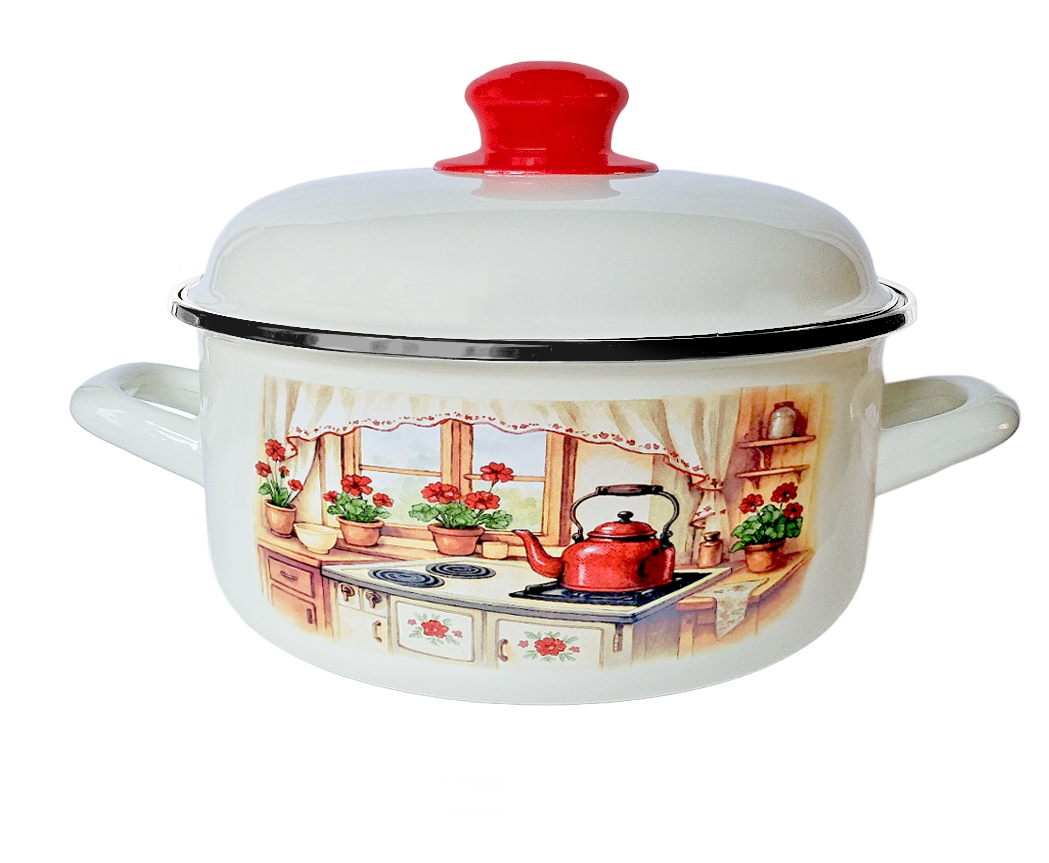 PROHOME - Rendlík smalt s poklicí 14cm 1L Rustika