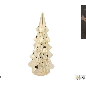 PROHOME - Stromeček vánoční LED 26cm zlatý