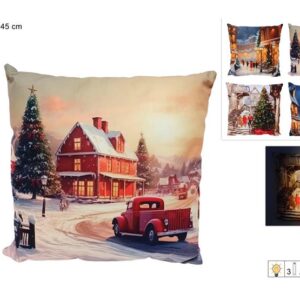 PROHOME - Polštář vánoční 41x41cm LED různé druhy