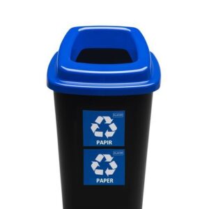PLAFOR - Koš odpadkový ke třídění odpadu 45l modrý