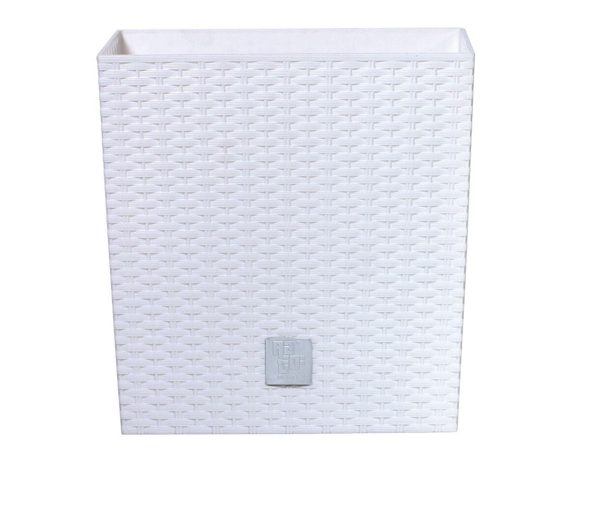 PROSPERPLAST - Květináč Rato Low 26,5cm bílý