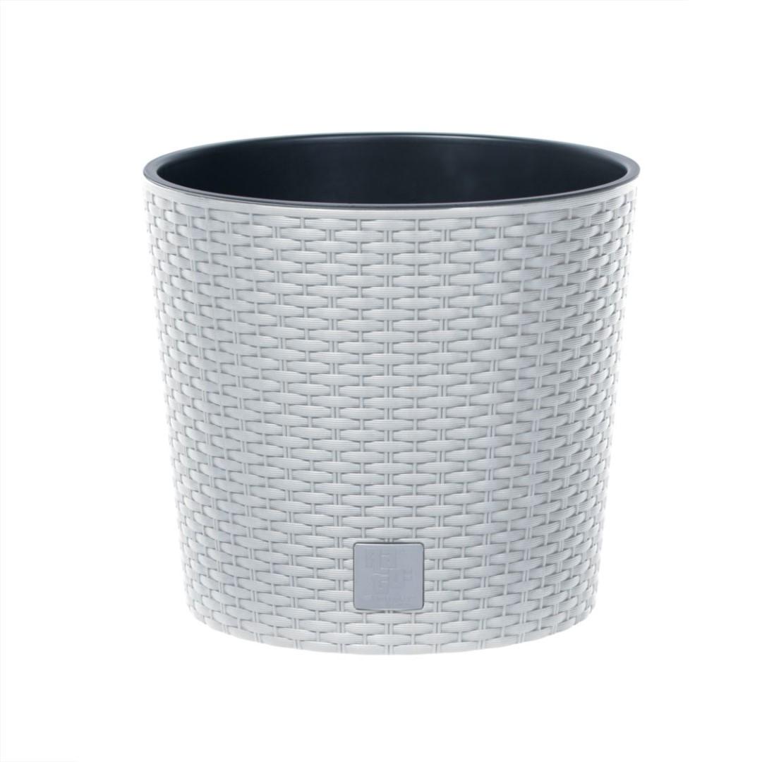 PROSPERPLAST - Kvetináč Rato Round 40cm biely