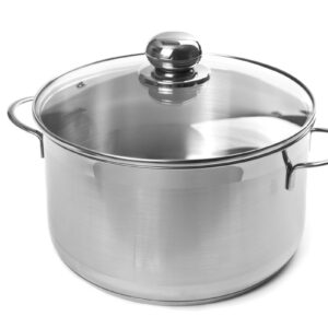 SSW - Hrnec nerezový 24cm a skleněná poklice 6,1l