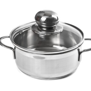SSW - Rendlík nerezový 16cm a skleněná poklice 1,5l