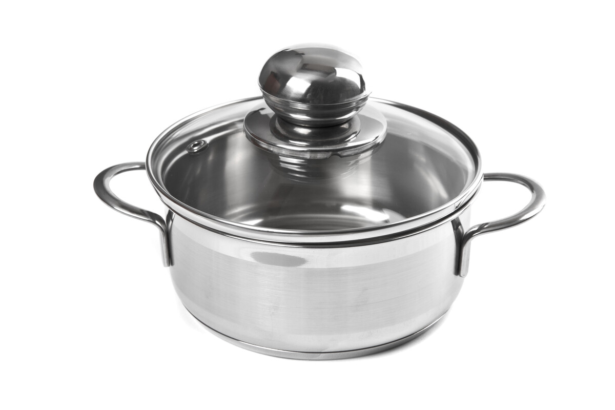 SSW - Rendlík nerezový 16cm a skleněná poklice 1,5l