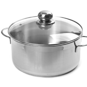 SSW - Rendlík nerezový 20cm a skleněná poklice 2,9l