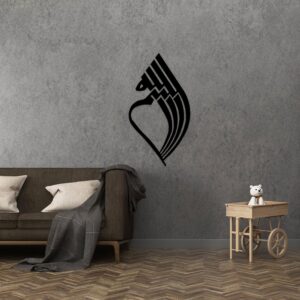 ASIR Nástěnná dekorace kov ZÁHADNÝ SYMBOL 38 x 70 cm