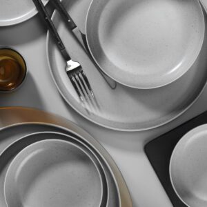 ASIR Porcelánová jídelní souprava POPPY 16 ks světle šedá