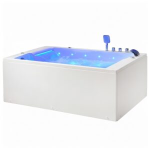 BPS-koupelny Hydromasážní vana HYD-GL8410 180x120 s ohřevem vody