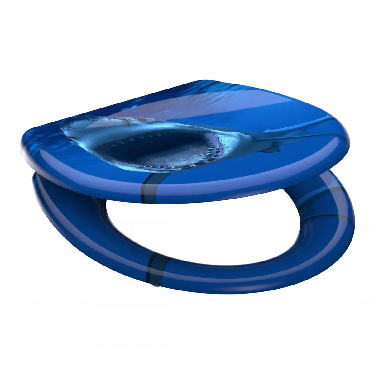 Eisl Sanitär WC prkénko Duroplast Soft Close Blue Shark 82371 - Obrázek 2