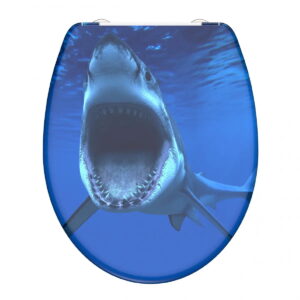 Eisl Sanitär WC prkénko Duroplast Soft Close Blue Shark 82371