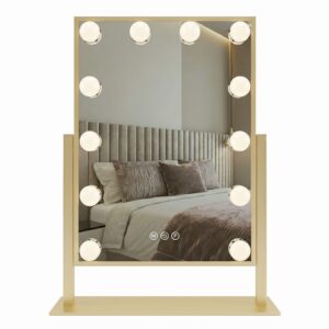 Rea Kosmetické zrcadlo 30x40 cm s regulovatelným LED osvětlením HOM-01804