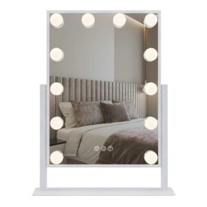 Rea Kosmetické zrcadlo 30x40 cm s regulovatelným LED osvětlením HOM-12023
