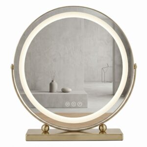 Rea Kosmetické zrcadlo 40x43 cm s regulovatelným LED osvětlením HOM-01809