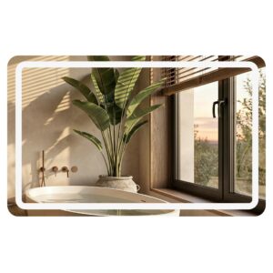 Tutumi Zrcadlo 100x60 cm s regulovatelným LED osvětlením HOM-01524