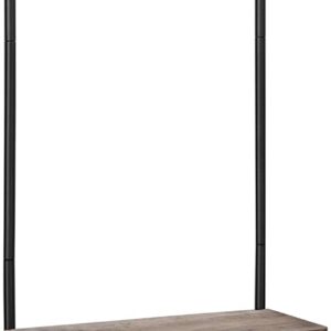 VASAGLE Předsíňový věšák s botníkem šedé dřevo 70 x 175 x 32 cm