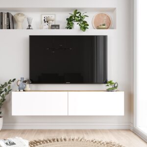 ASIR Nástěnný TV stolek FR10 bílá