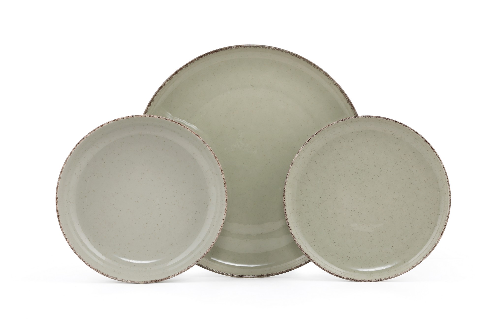 ASIR Porcelánová jídelní souprava 18 ks POPPY zelená - Obrázek 2