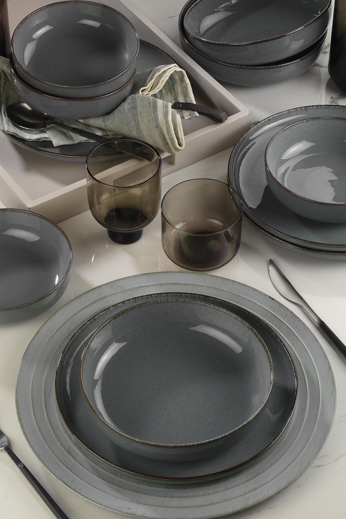 ASIR Porcelánová jídelní souprava POPPY 12 ks - Obrázek 2