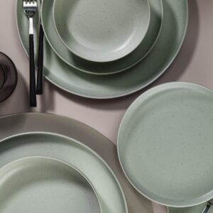 ASIR Porcelánová jídelní souprava POPPY 16 ks modrošedá