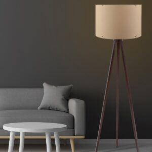 ASIR Stojací lampa 121 bílá ořech