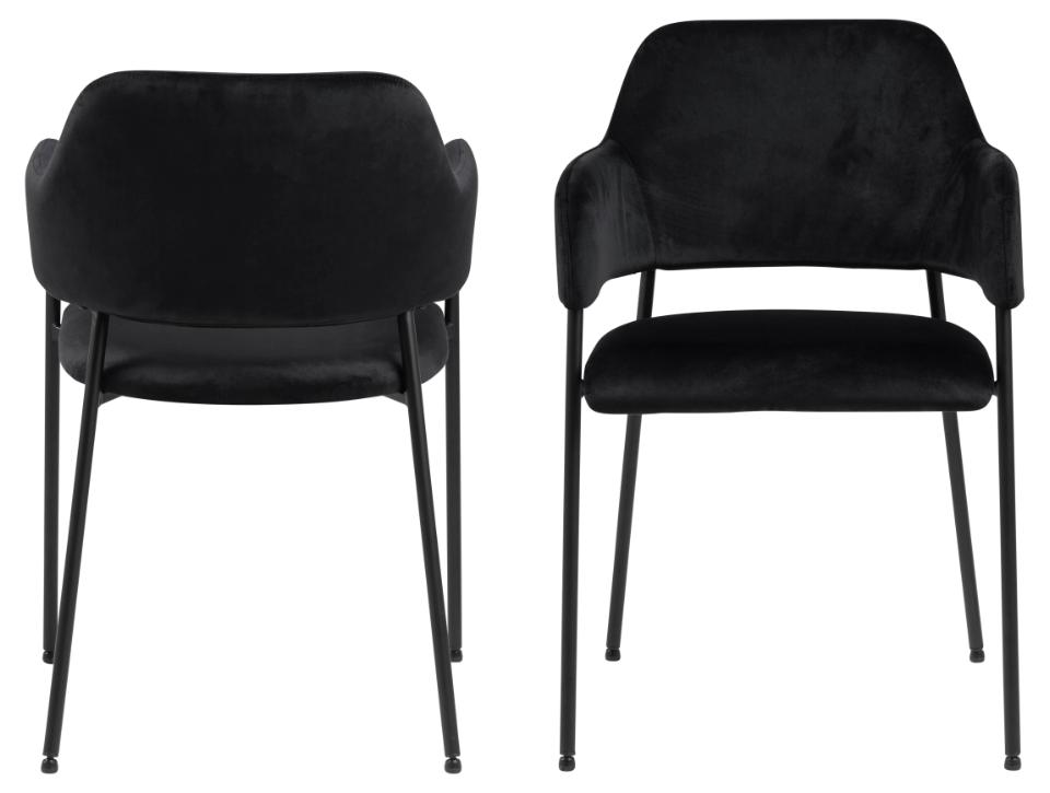 Actona Designová židle Lima černá