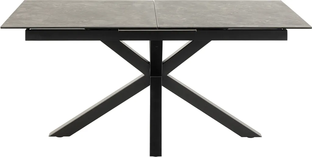 Actona Jídelní rozkládací stůl Heaven 168/210 cm černý - Obrázek 2