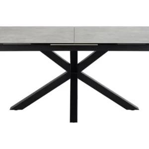 Actona Jídelní rozkládací stůl Heaven 168/210 cm šedý/černý
