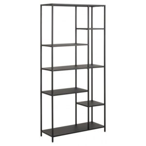 Actona Regál Newcastle 165 cm černý