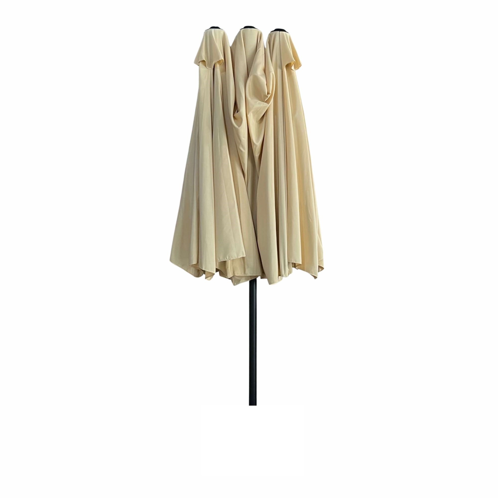 Ak furniture Dvojitý zahradní slunečník TILIA 460x270 cm béžový - Obrázek 2