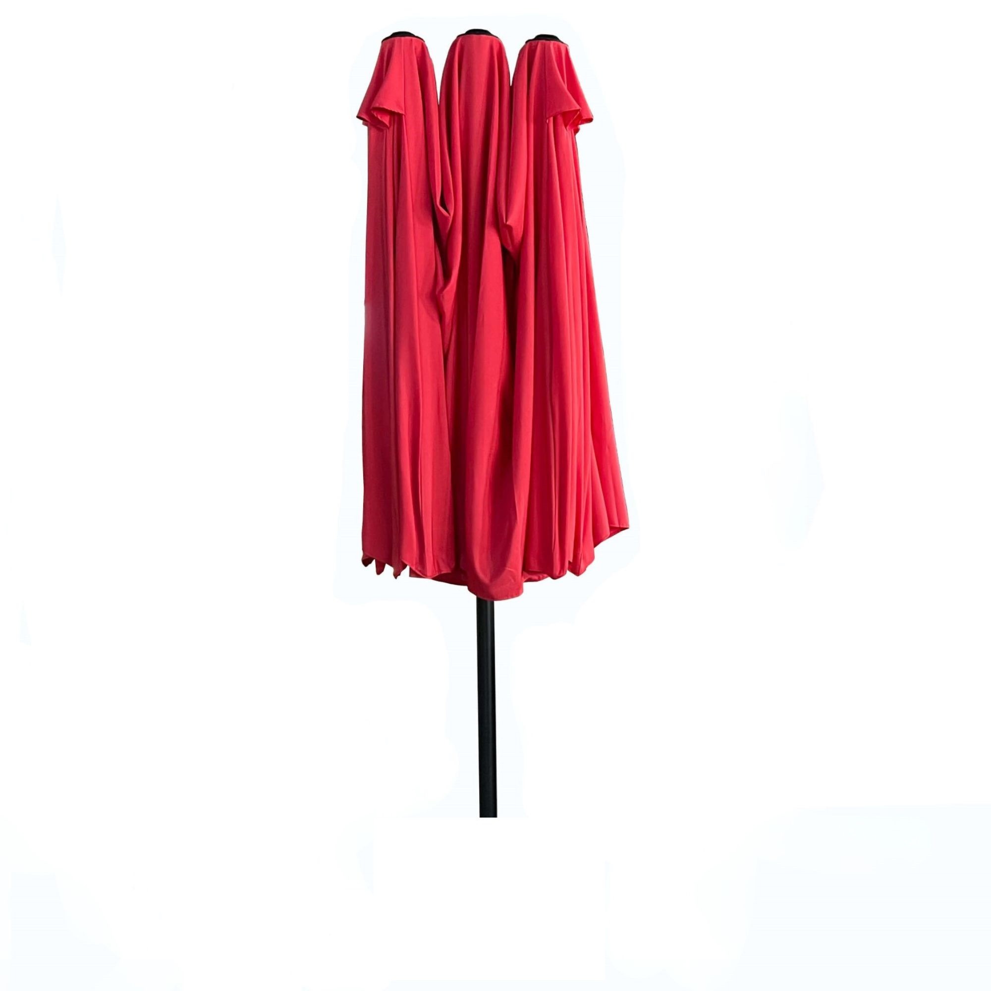 Ak furniture Dvojitý zahradní slunečník TILIA 460x270 cm červený - Obrázek 2
