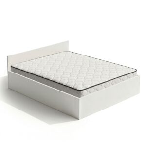 Ak furniture Dvoulůžková postel Trento 160x200 se zvedacím roštem a matrací bílá