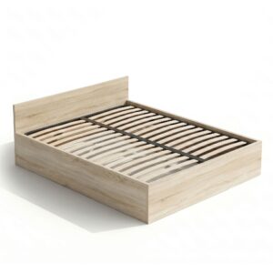 Ak furniture Dvoulůžková postel Trento 160x200 se zvedacím roštem dub Sonoma